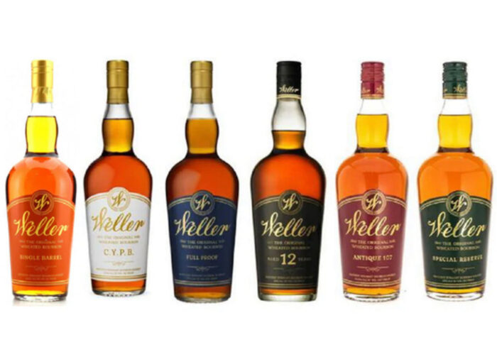 Weller Complete Set of 6 bottles all 750ML